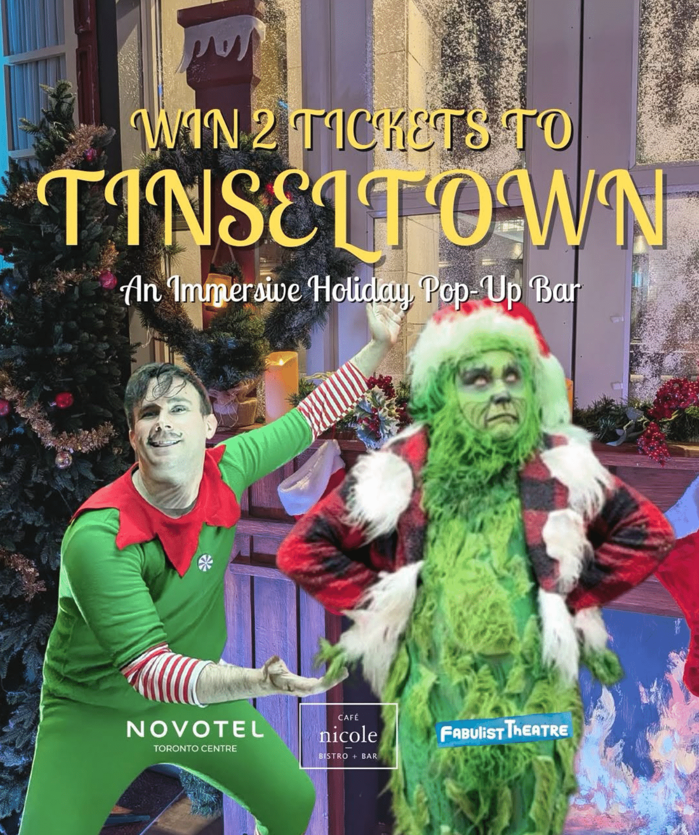 Tinseltown: An Immersive Holiday Pop-Up Bar Novotel